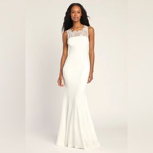 NWT Lulu’s True Passion Wedding Dress